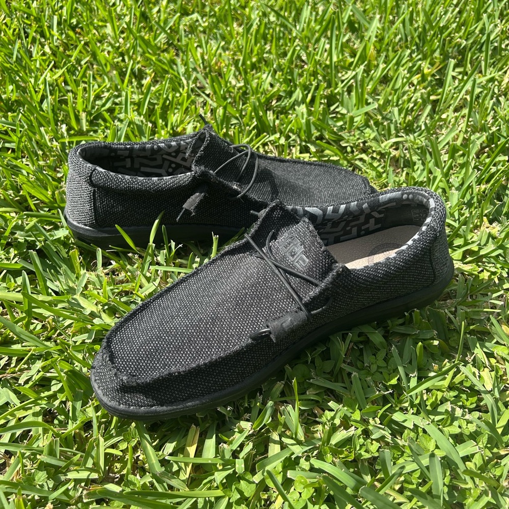 Hey Dude Black Loafers Slip-Ons